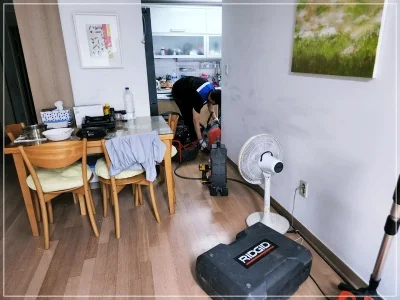 관악구수도요금이 3배 증가한 가정집, 숨은 누수 발견 후 공사 완료