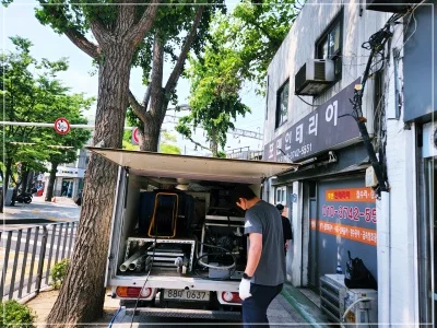 송파장기간 원인을 몰랐던 누수 문제, 열화상 장비로 해결 완료